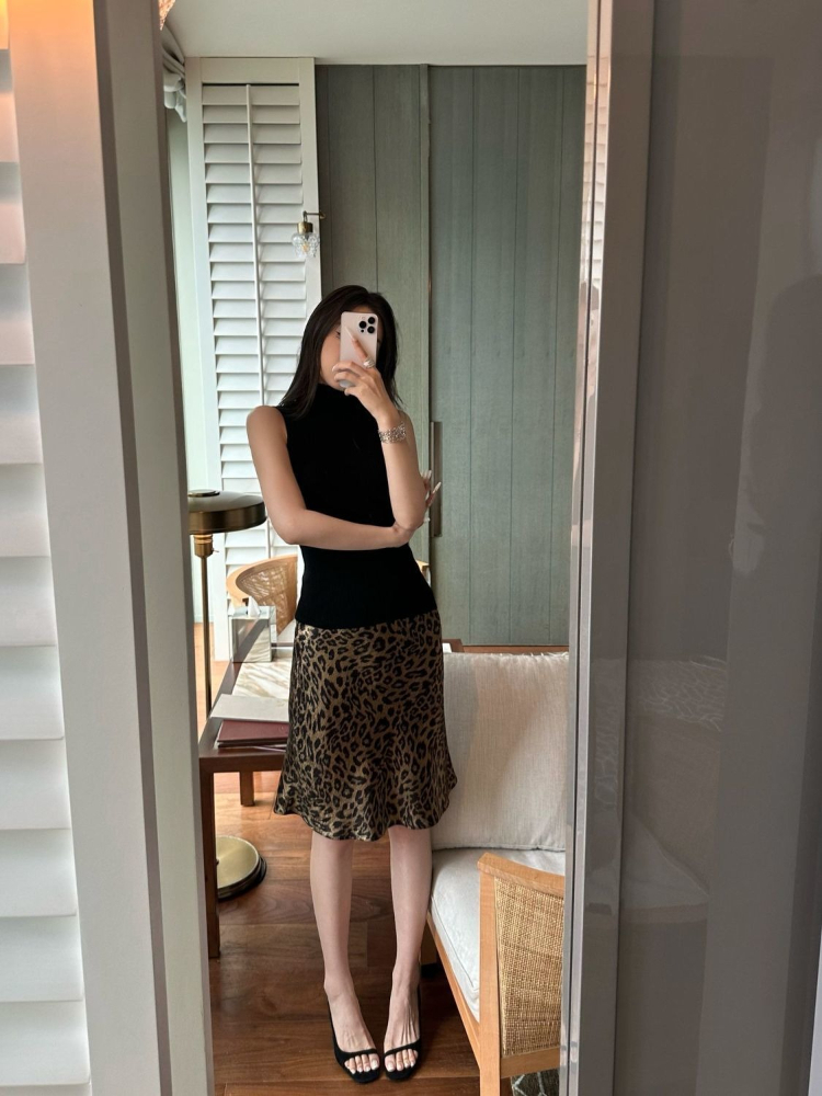 Women'S Fashion Gilded Age - Saia Curta Feminina Vintage com Estampa