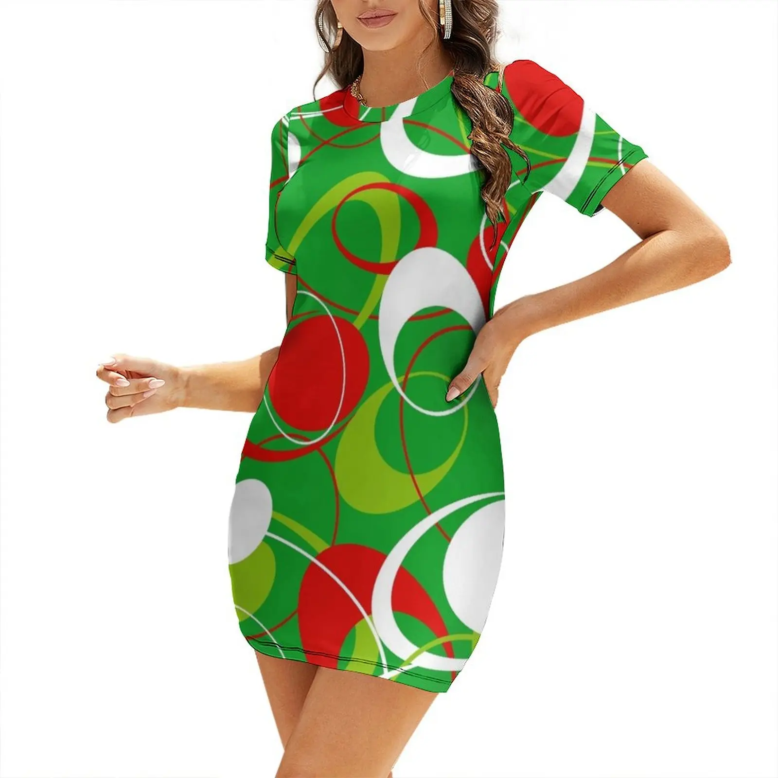 Women'S Fashion Of The 60S - Vestido Retro dos Anos 60 com