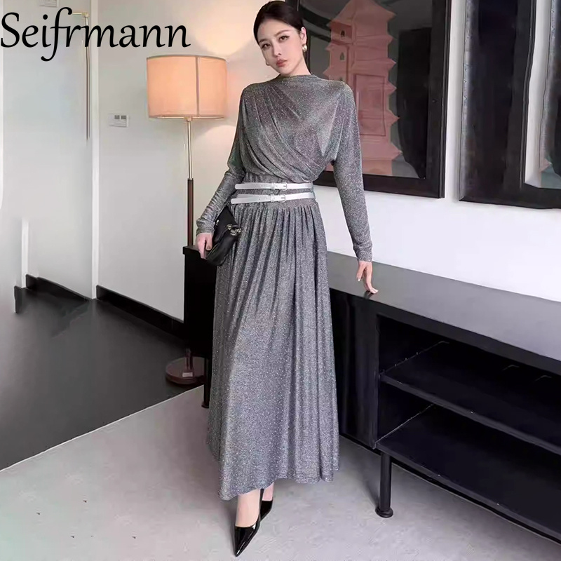 Women'S Fashion Gilded Age - Vestido Longo Feminino Seifrmann 2026 Primavera