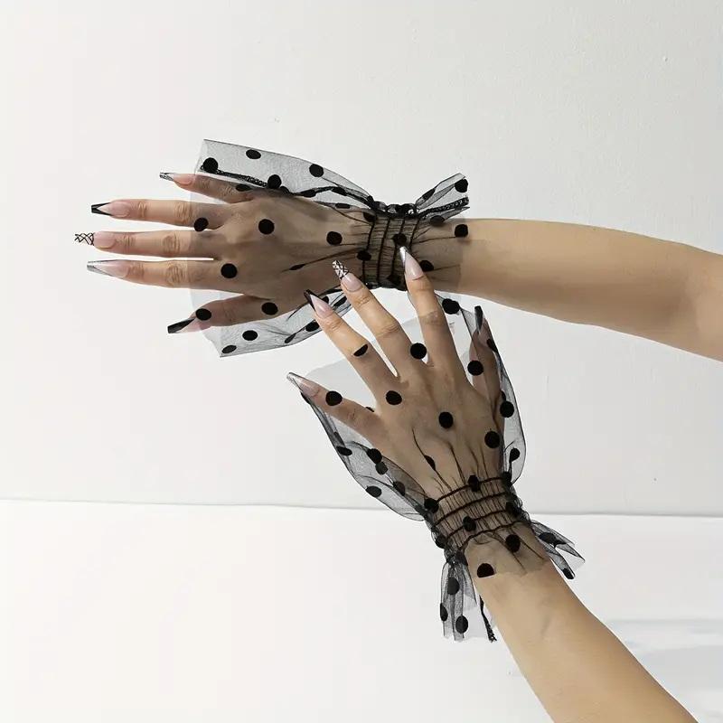 Women Fashion Gloves - 1 par adereços dicas de unhas
