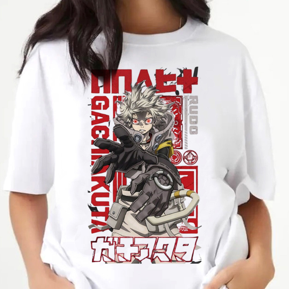 Women Fashion 80S - Camiseta feminina gachiakuta, moda coreana, estética