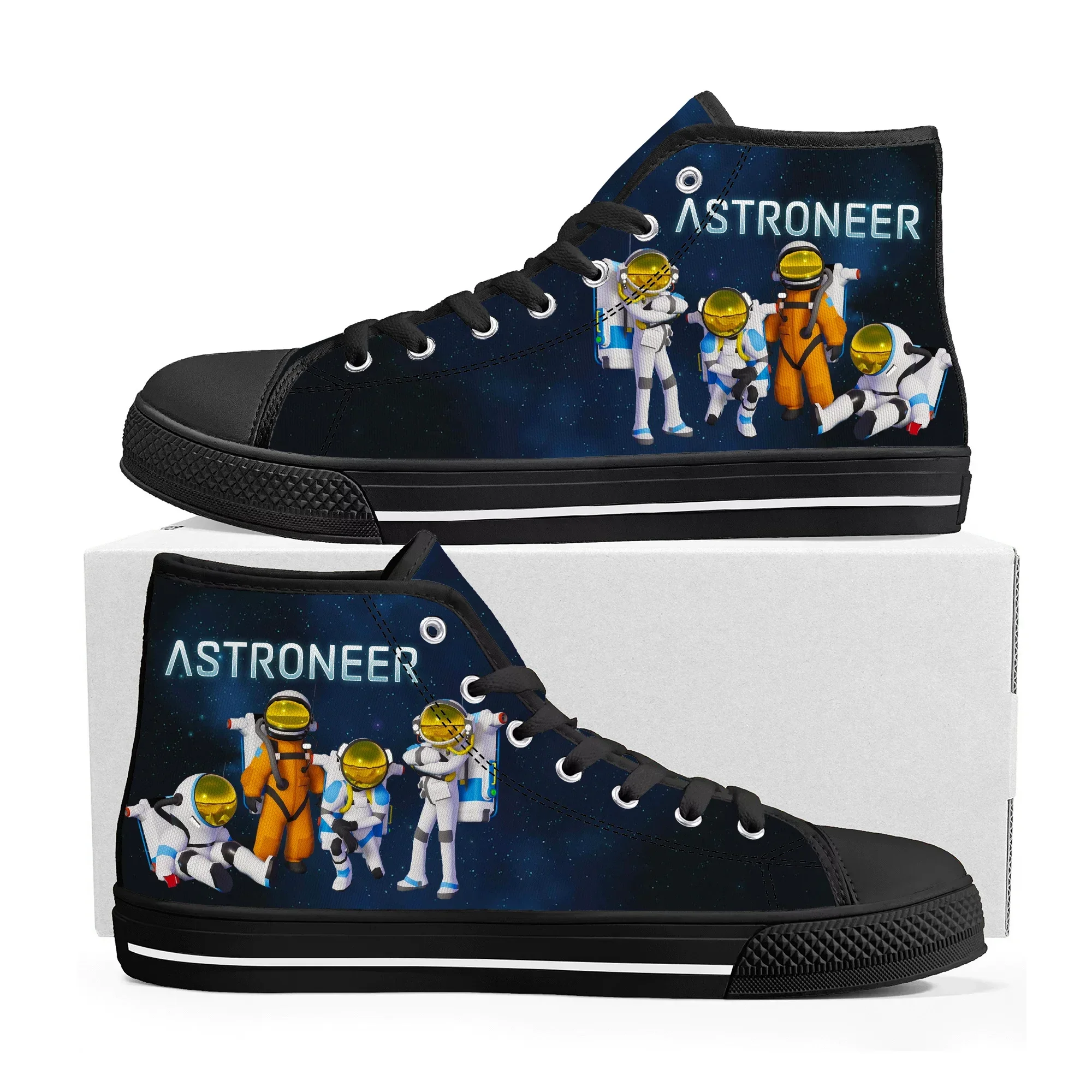 Women'S Fashion Business Casual - Tênis cano alto Astroneer, estilo desenho