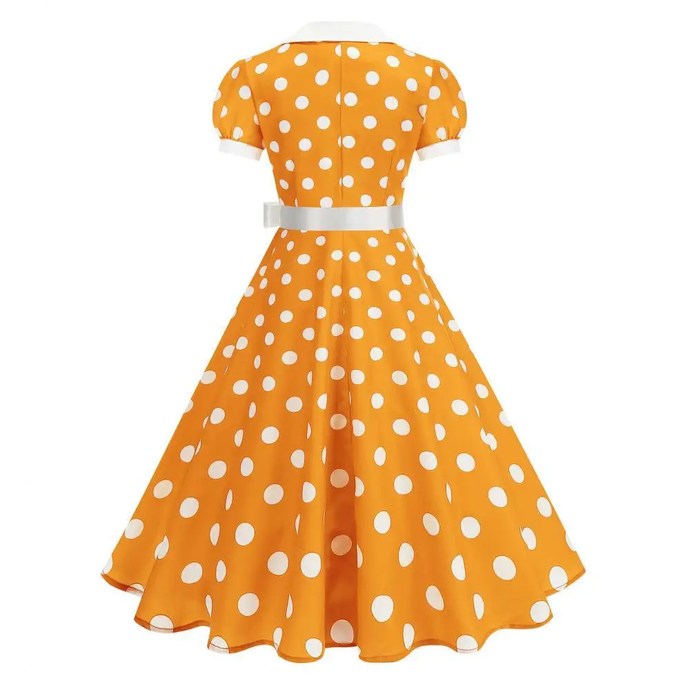 Women'S Fashion Of The 60S - Vintage polka dot vestido de verão
