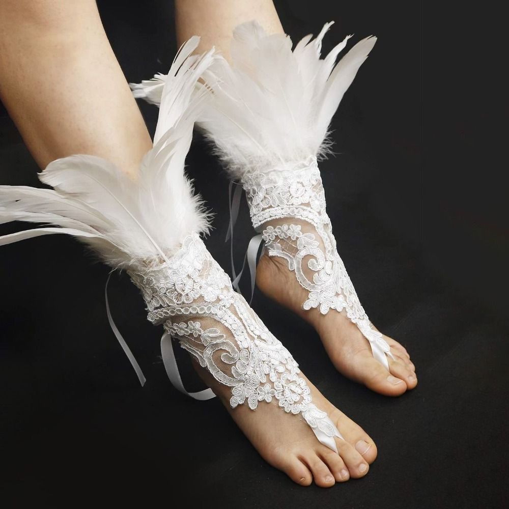 Women Fashion Gloves - 1pc acessórios de moda rendas penas