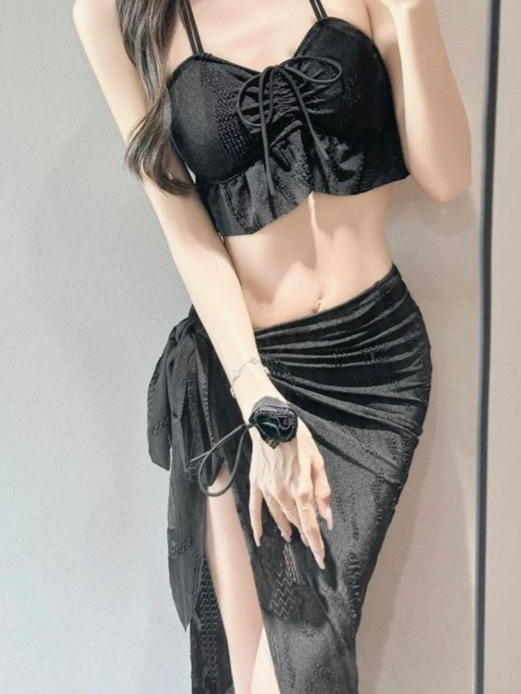 Women Fashion Wear - Maiô Floral Feminino em Duas Peças,