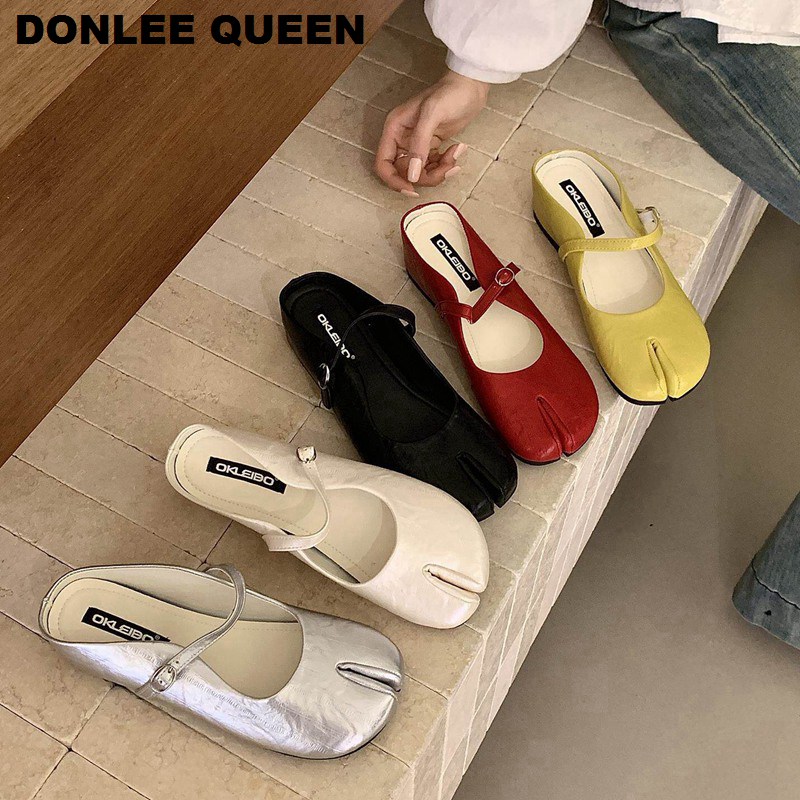 Women Queen Fashion - Mules Tabi Femininas Estilo Ninja, de