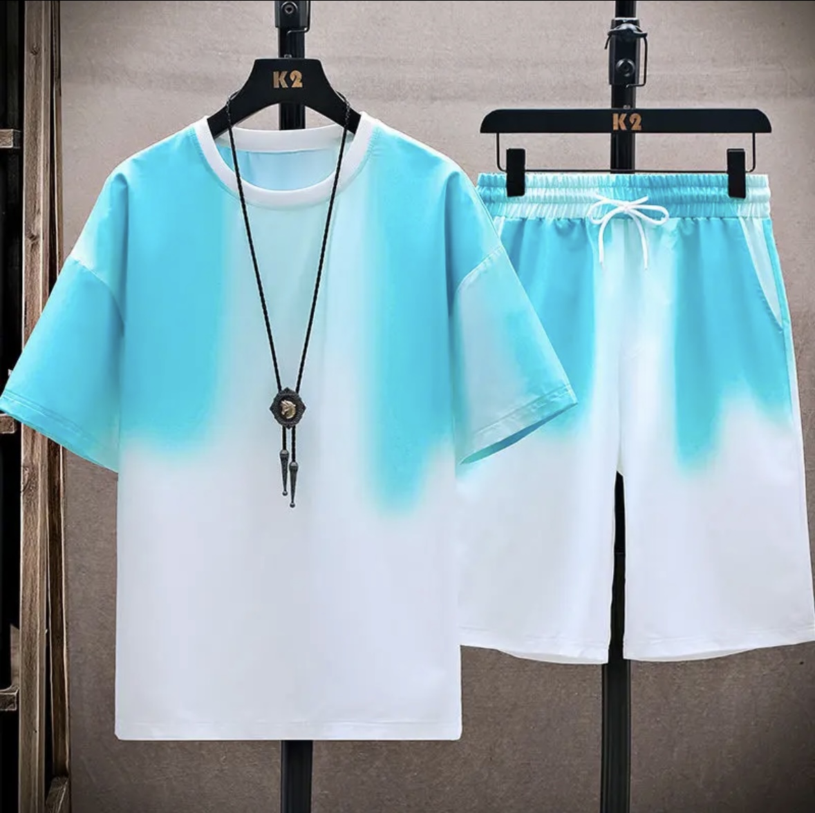 Women Fashion Korean - Novo conjunto de verão em seda