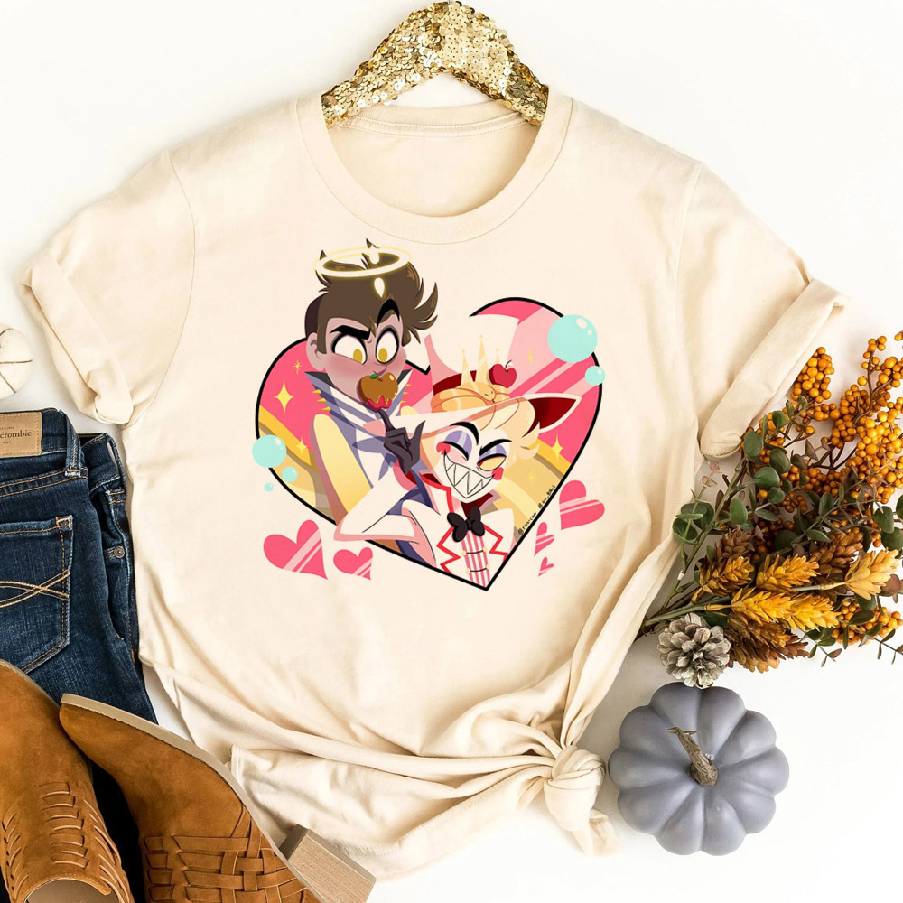 Camiseta Hazbin Hotel shoujo,  - Women Fashion 80S avaliação e preço