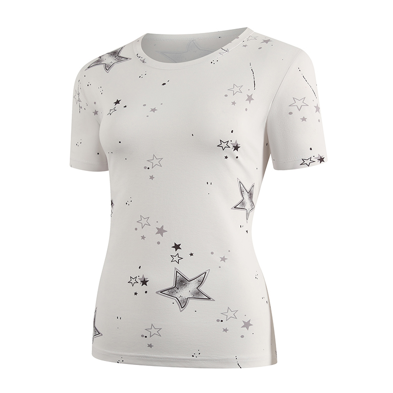 Camiseta feminina de manga cur - Women Fashion Wear avaliação e preço