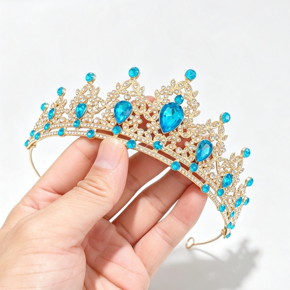 Coroa de Princesa Luxuosa para - Women Queen Fashion avaliação e preço