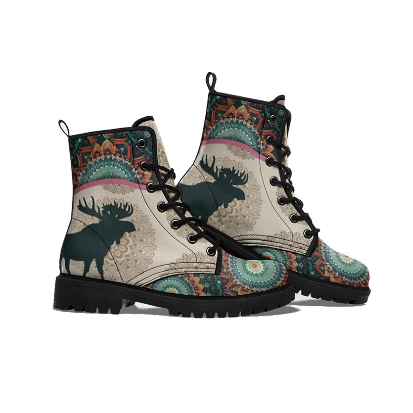 Botas estampadas modernas e ve - Women'S Fashion Business Casual avaliação e preço