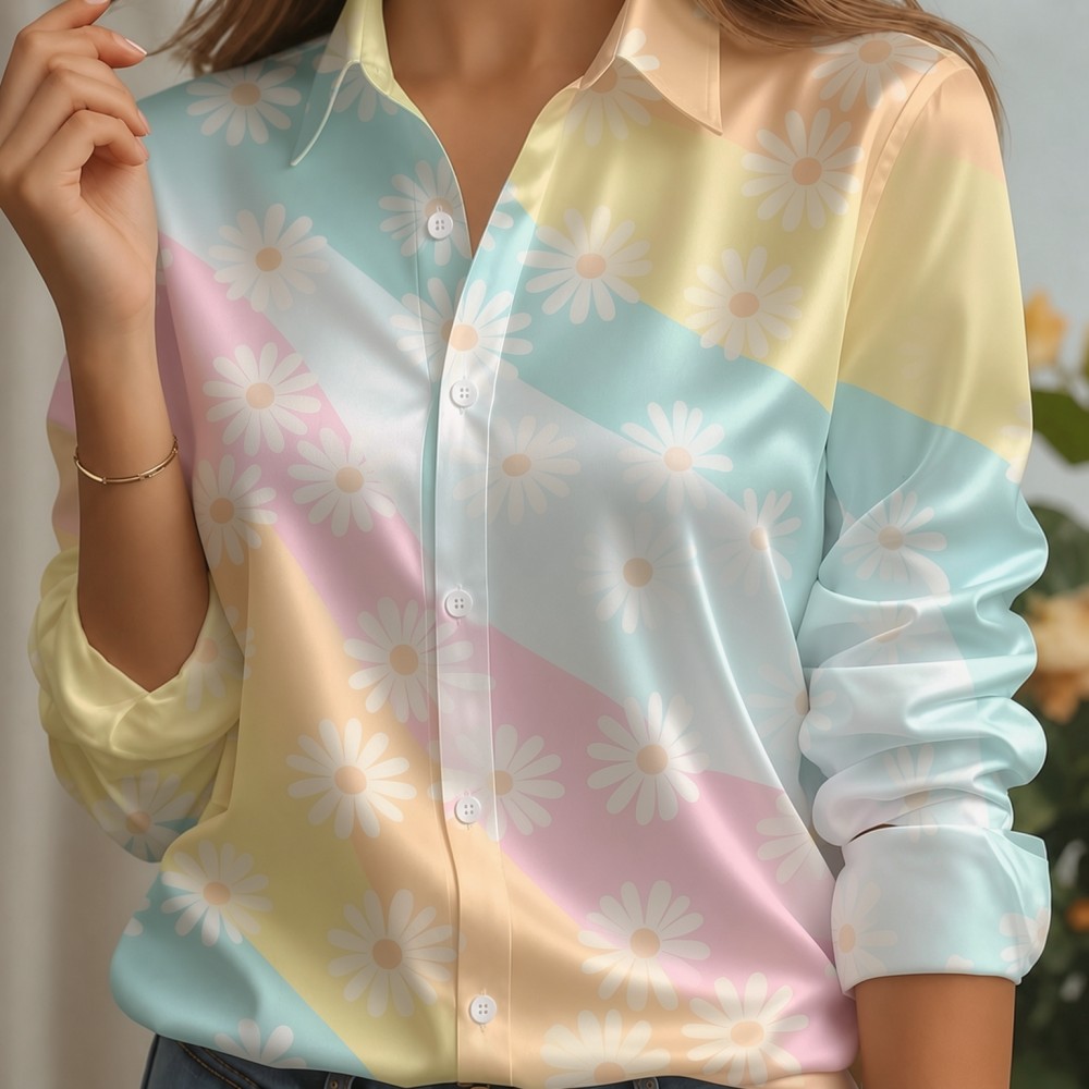 Camisa Feminina de Cetim com G - Women Fashion Wear avaliação e preço