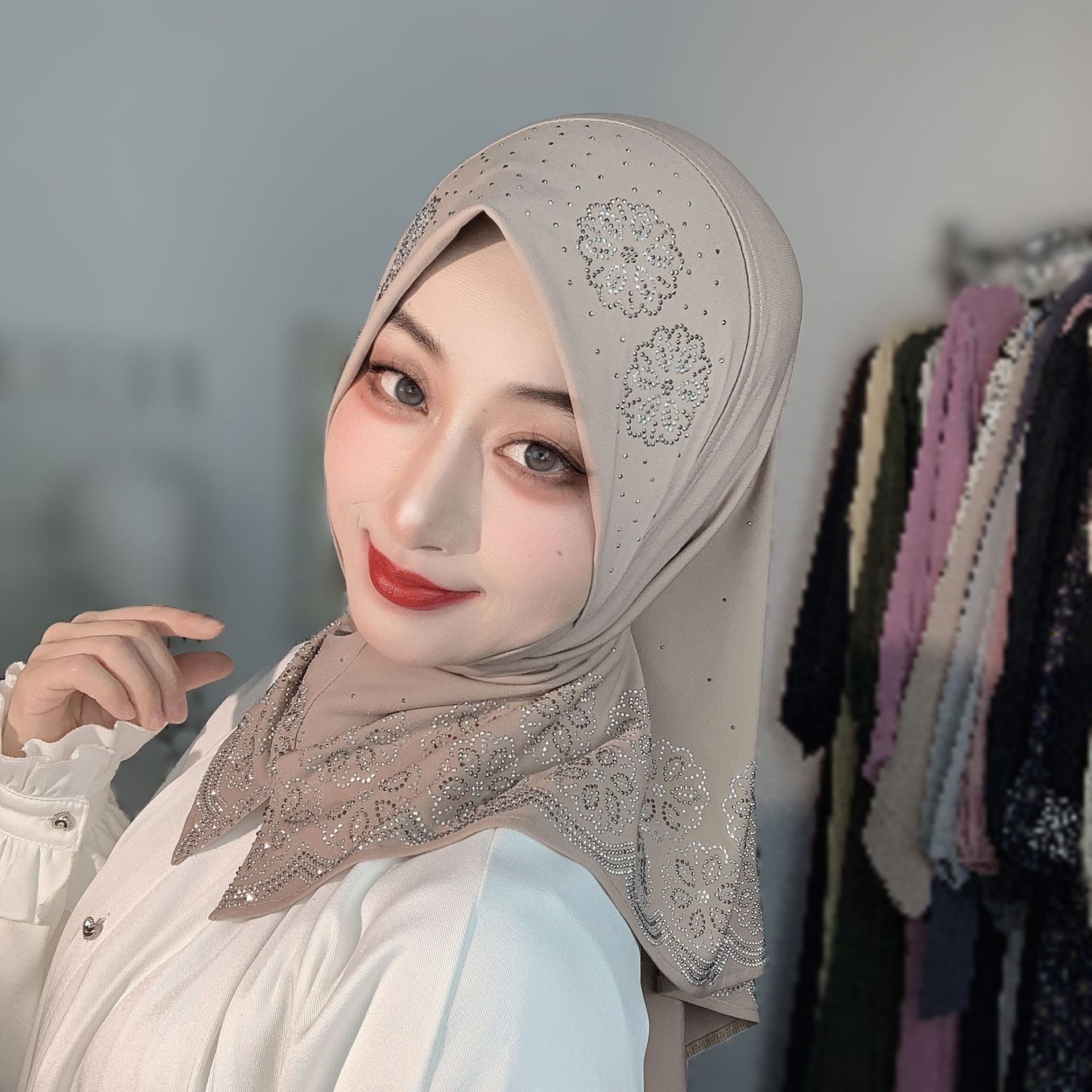 Hijab muçulmano pronto para us - Women Fashion Wear avaliação e preço