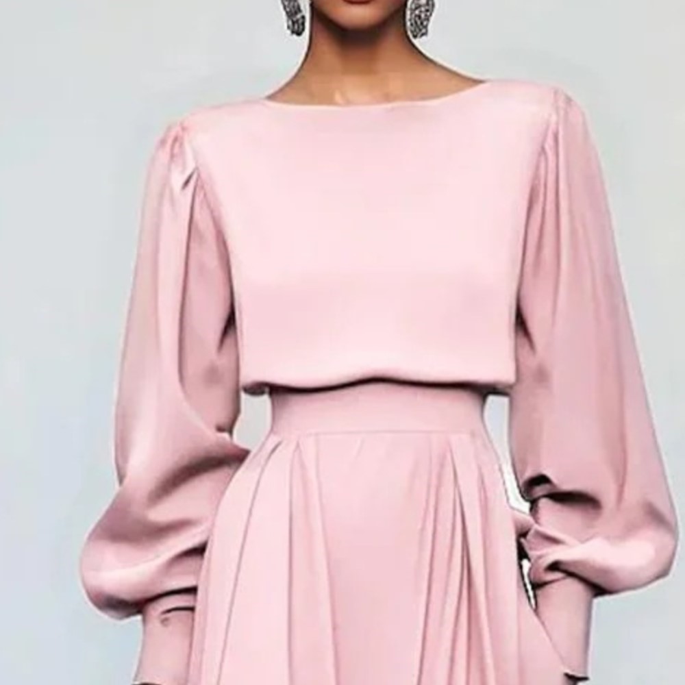 Elegante feminino outono manga - Women Fashion Pose avaliação e preço
