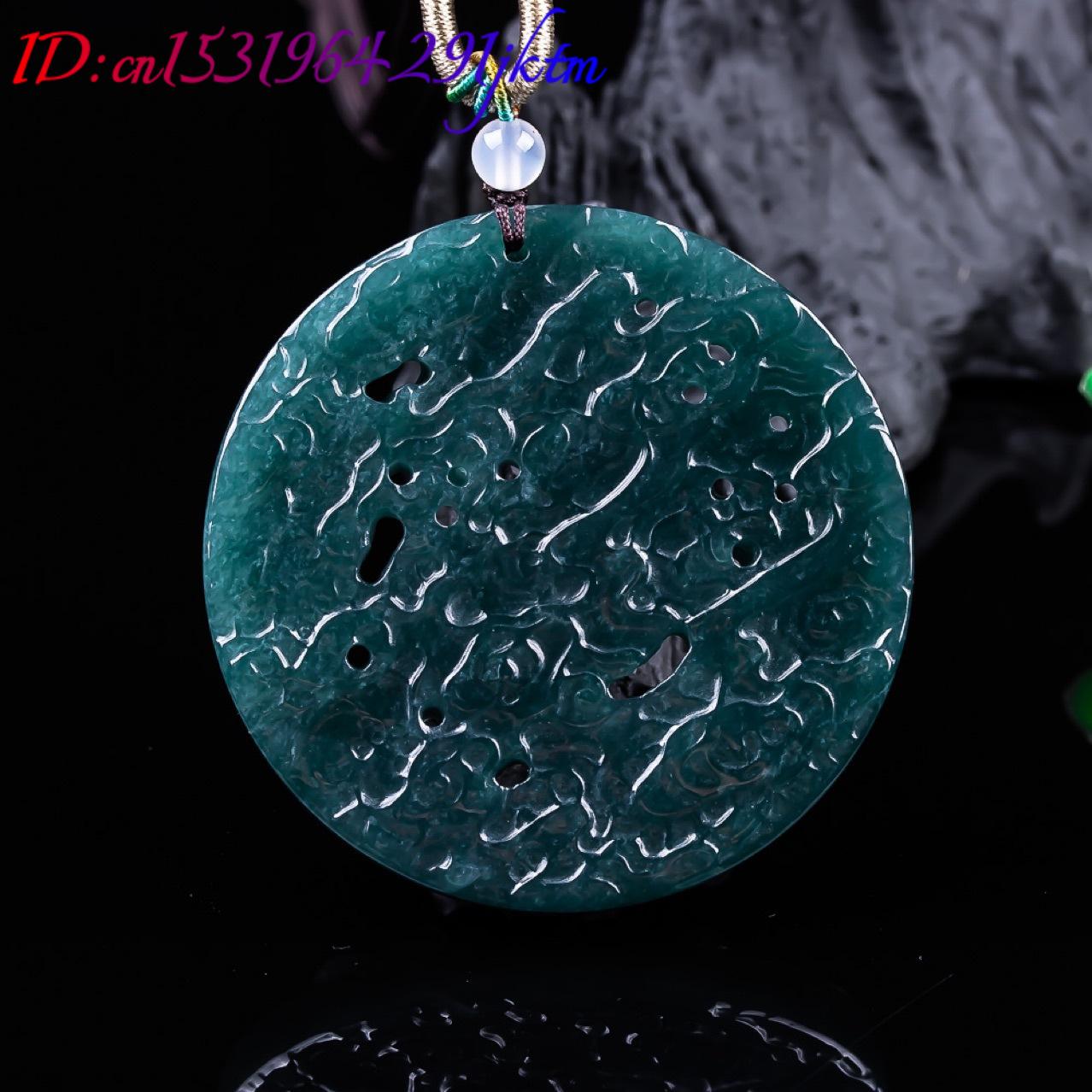 Pingente de Dragão em Jadeite  - Women Fashion Necklace avaliação e preço