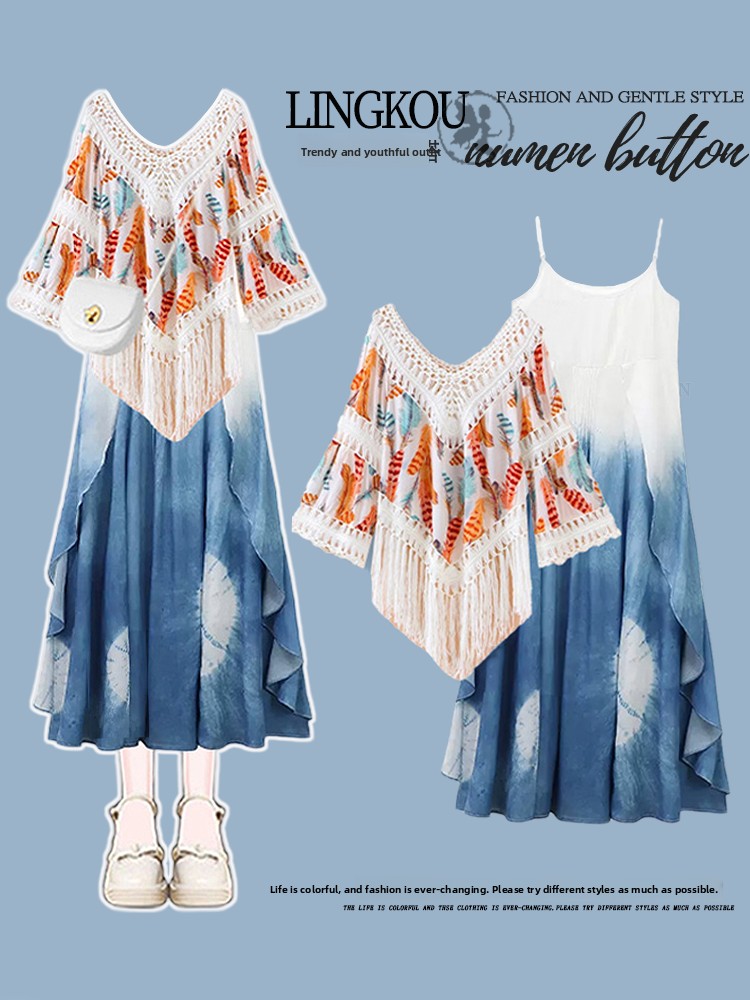 Conjunto Feminino de Verão Tie - Tie Dye Two Piece avaliação e preço