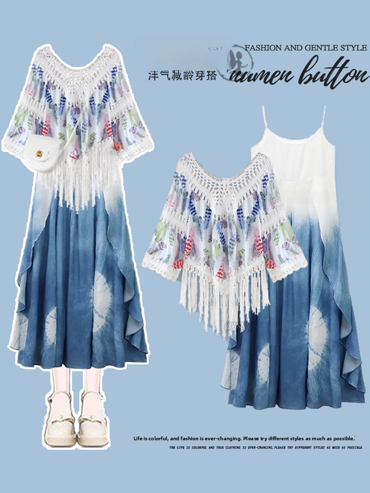 Conjunto Feminino de Verão Tie - Tie Dye Two Piece avaliação e preço