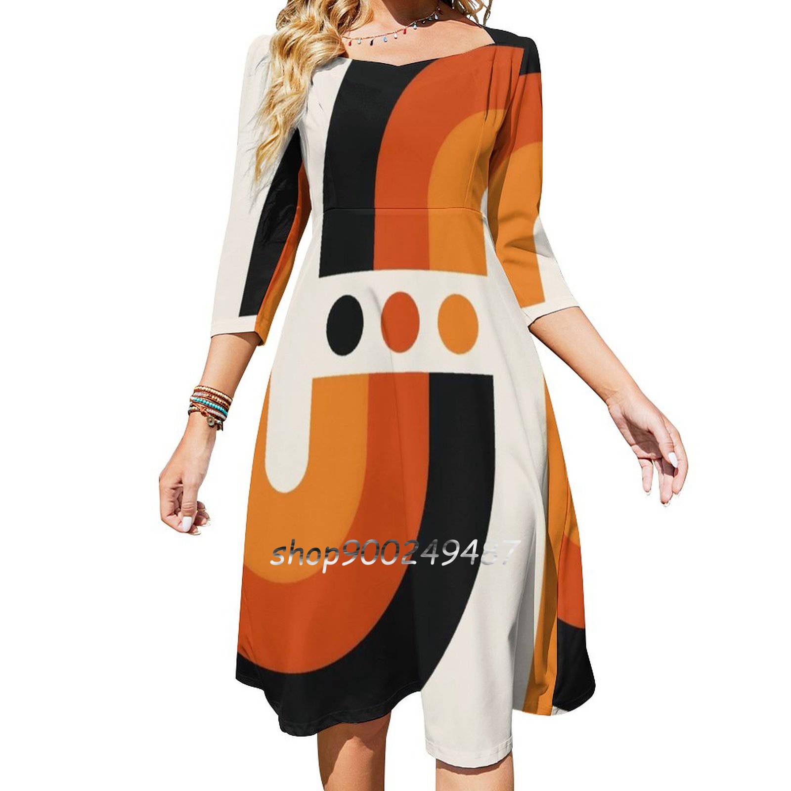 Vestido feminino arco-íris Fla - Women'S Fashion Of The 60S avaliação e preço