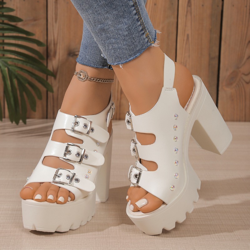Sandálias de salto super alto  - Women Fashion Nova avaliação e preço