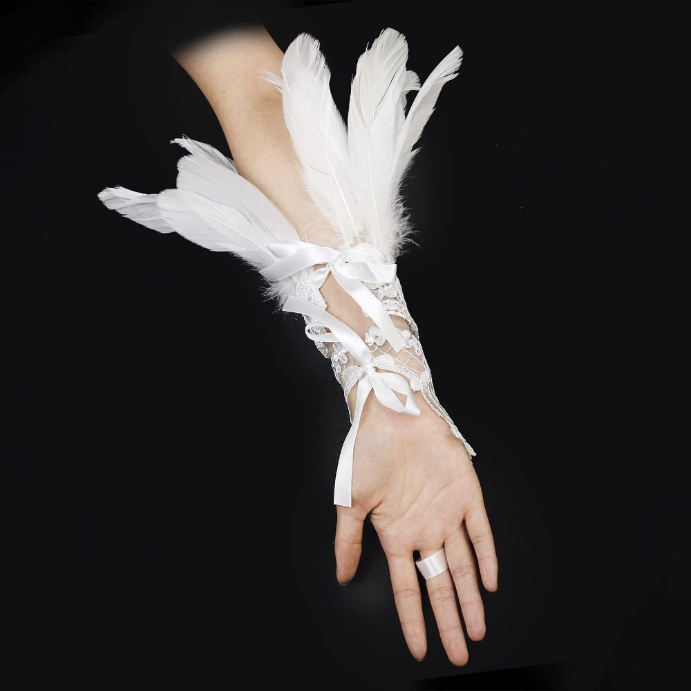 1pc acessórios de moda rendas  - Women Fashion Gloves avaliação e preço