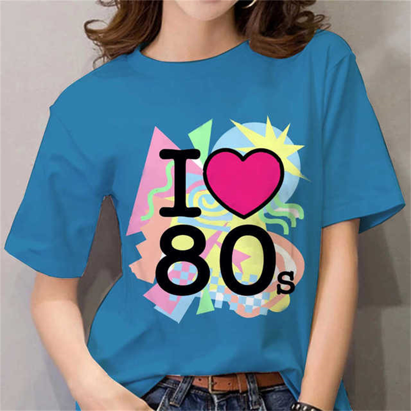 Camiseta Feminina Anos 80 Pret - Women Fashion 80S avaliação e preço