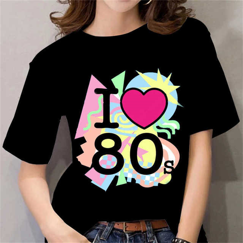 Camiseta Feminina Anos 80 Pret - Women Fashion 80S avaliação e preço