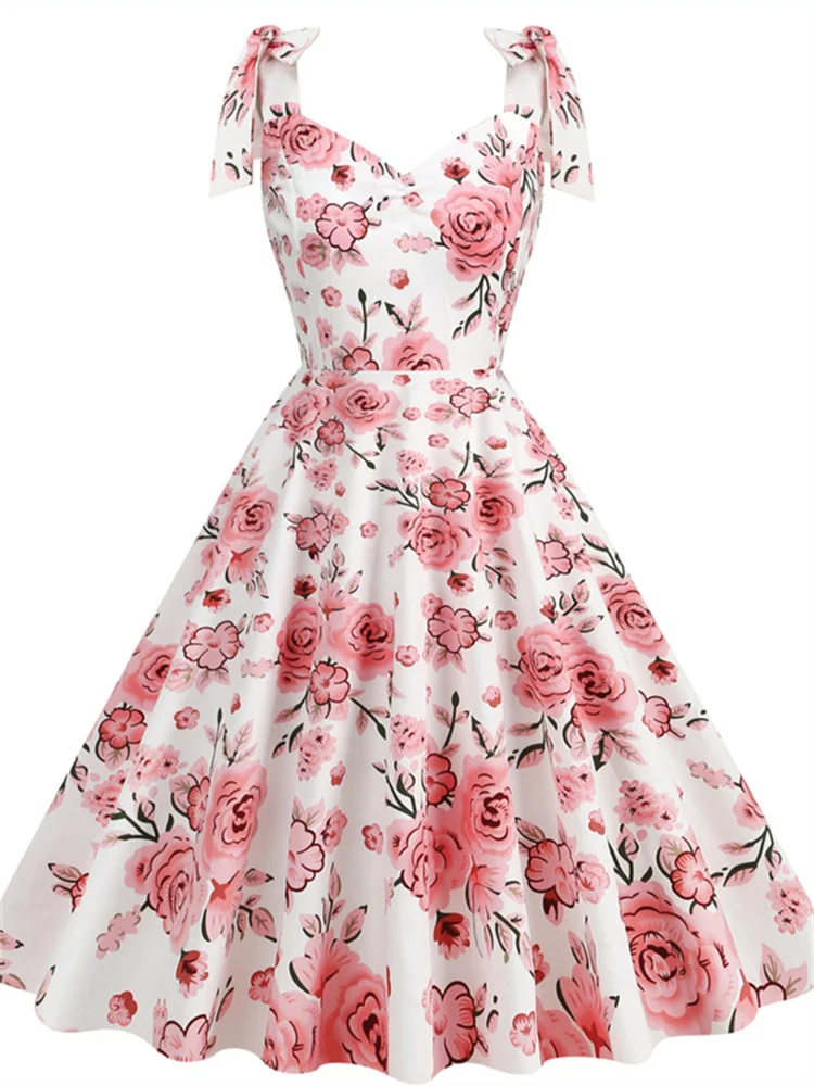 Vestido floral de escritório f - Women'S Fashion Of The 60S avaliação e preço
