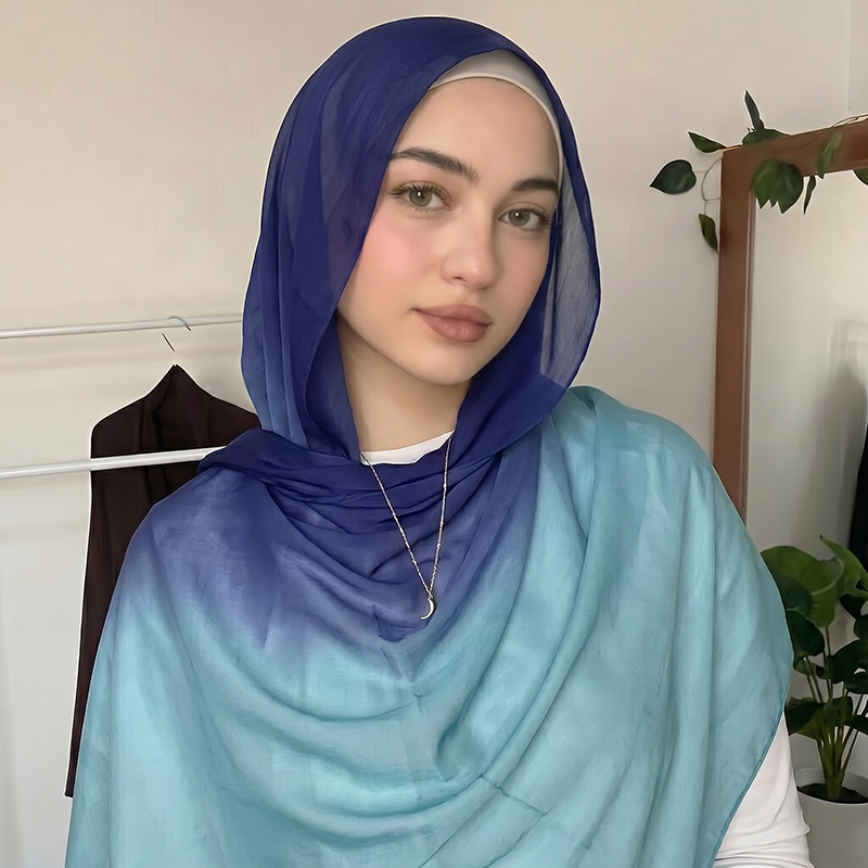 Lenço Hijab Muçulmano Ombre da - Women Fashion Wear avaliação e preço
