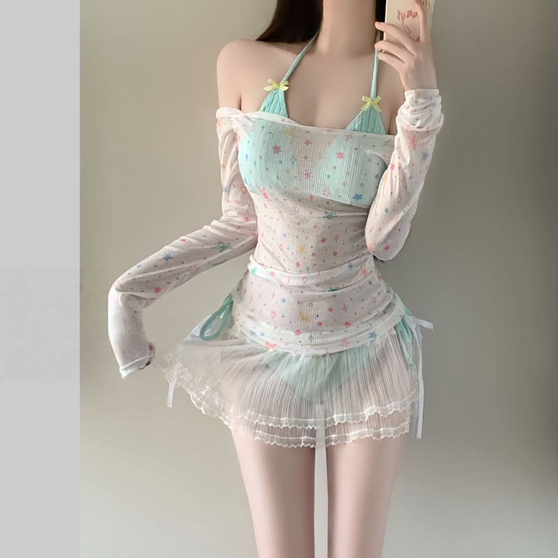 Conjunto de Biquíni Feminino d - Women Fashion Korean avaliação e preço