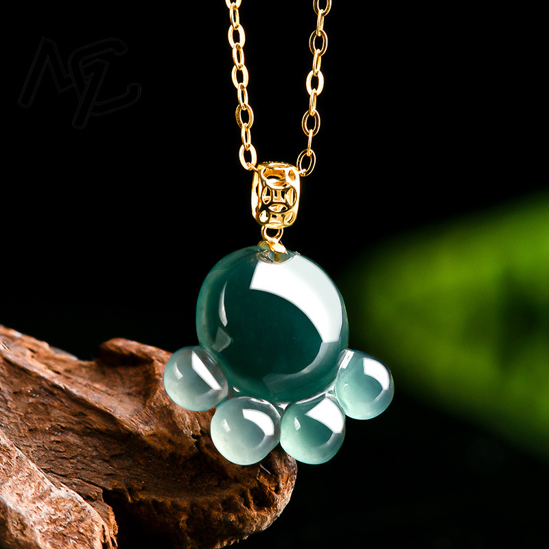 Colar com Pingente de Jade Nat - Women Fashion Necklace avaliação e preço