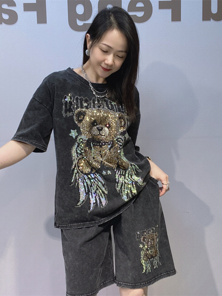 Conjunto de Camiseta Casual Ti - Tie Dye Two Piece avaliação e preço