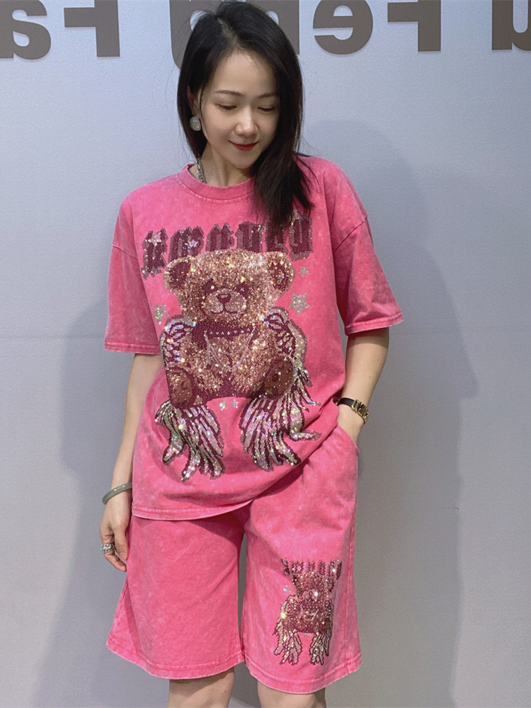 Conjunto de Camiseta Casual Ti - Tie Dye Two Piece avaliação e preço