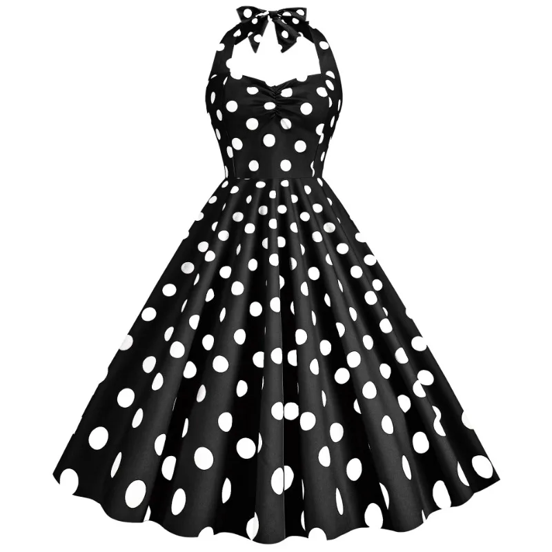 Vestido Feminino Retrô Halter  - Women'S Fashion Of The 60S avaliação e preço