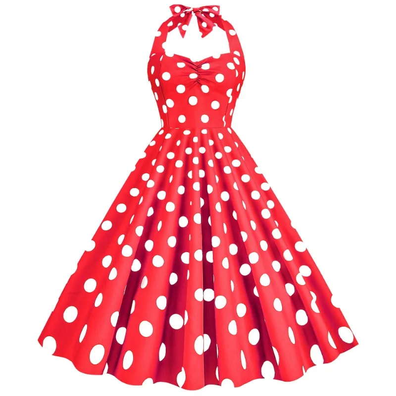 Vestido Feminino Retrô Halter  - Women'S Fashion Of The 60S avaliação e preço