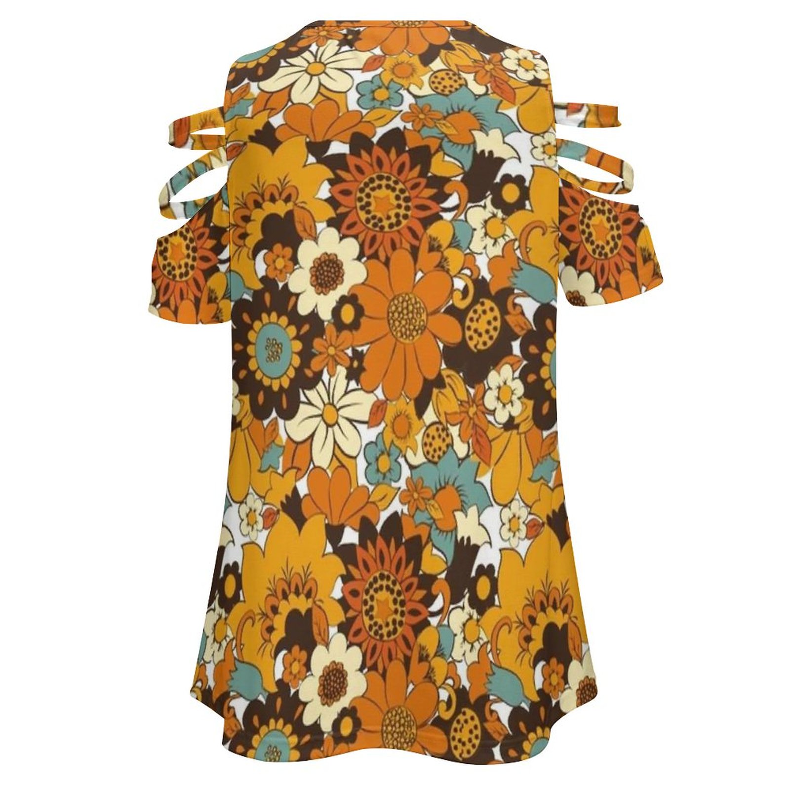 60 70S S Retro Flower Power, T - Women'S Fashion Of The 60S avaliação e preço