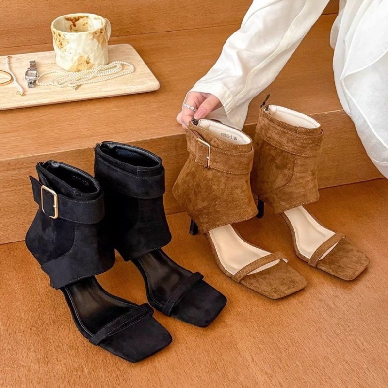 Botas Femininas Retrô de Verão - Women'S Fashion Boots avaliação e preço