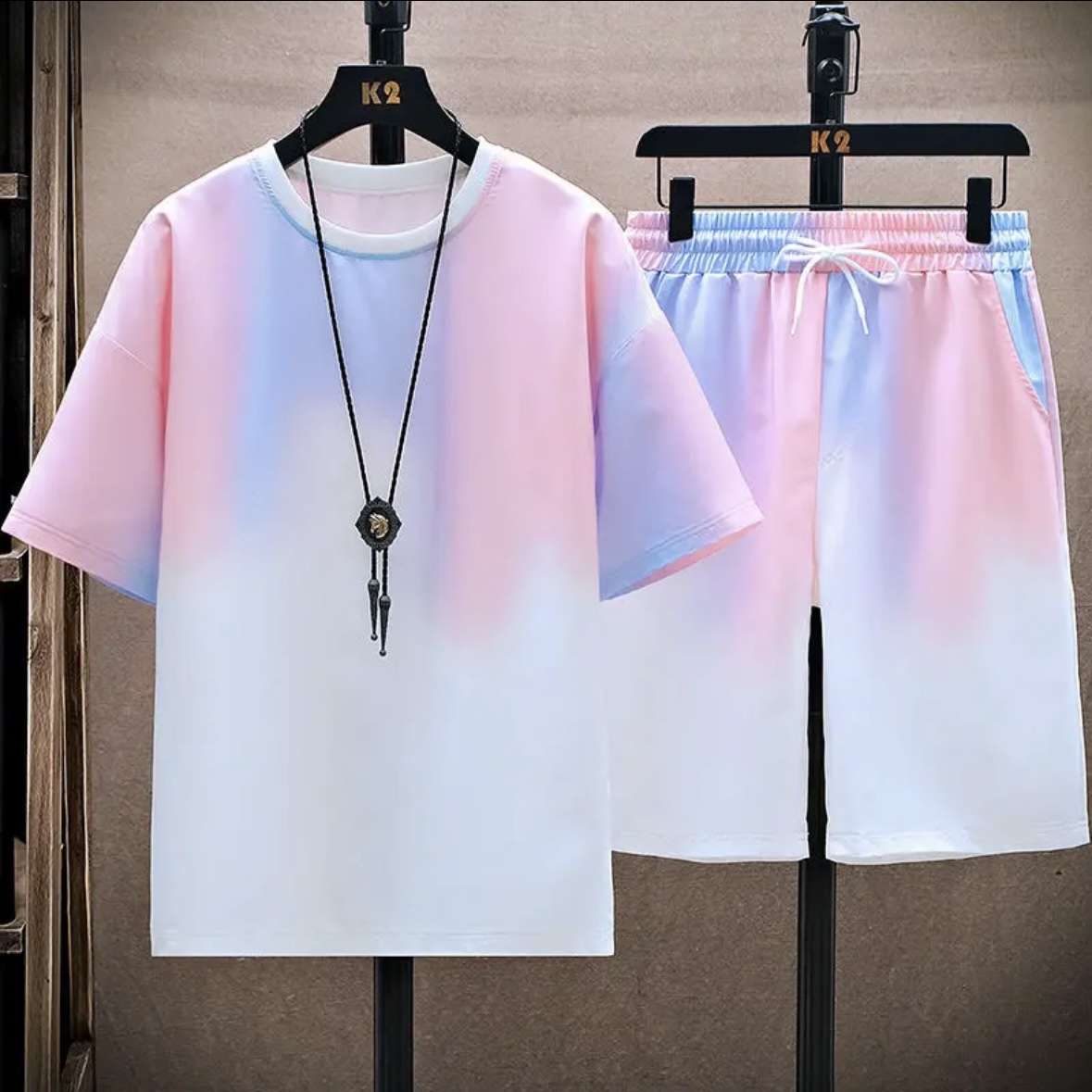 Novo conjunto de verão em seda - Women Fashion Korean avaliação e preço