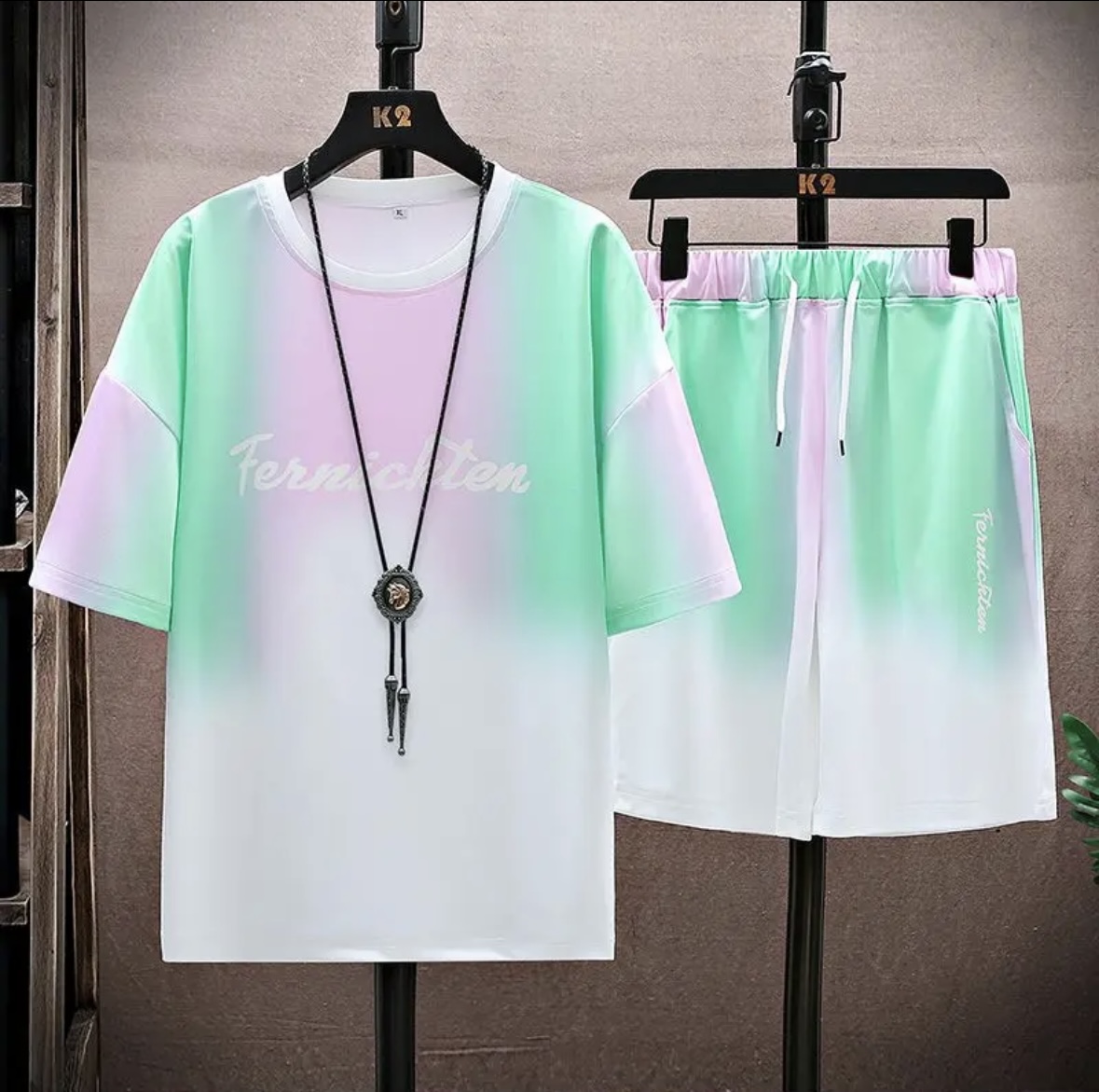 Novo conjunto de verão em seda - Women Fashion Korean avaliação e preço
