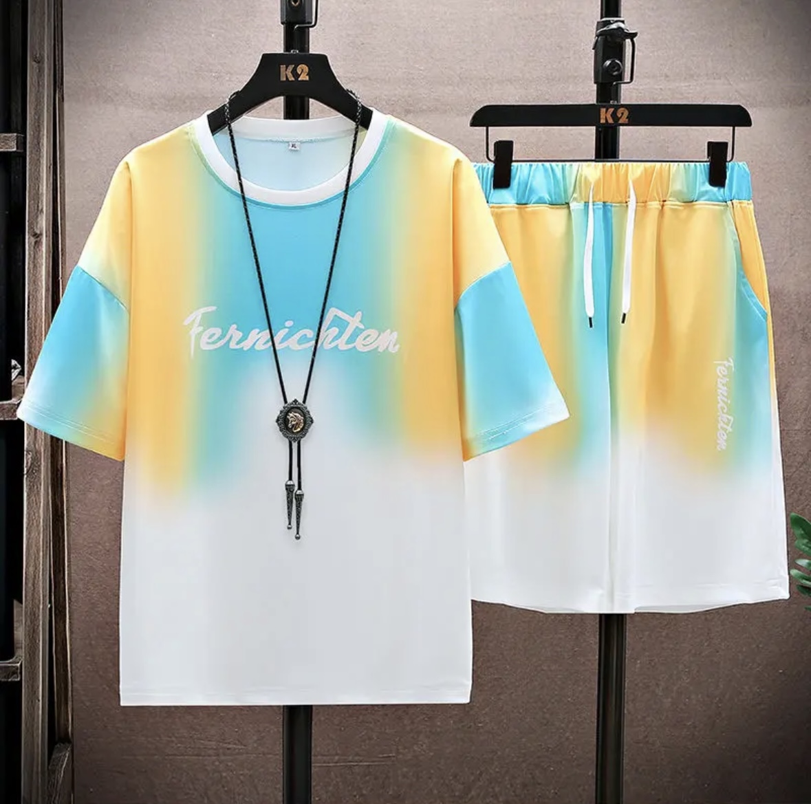 Novo conjunto de verão em seda - Women Fashion Korean avaliação e preço