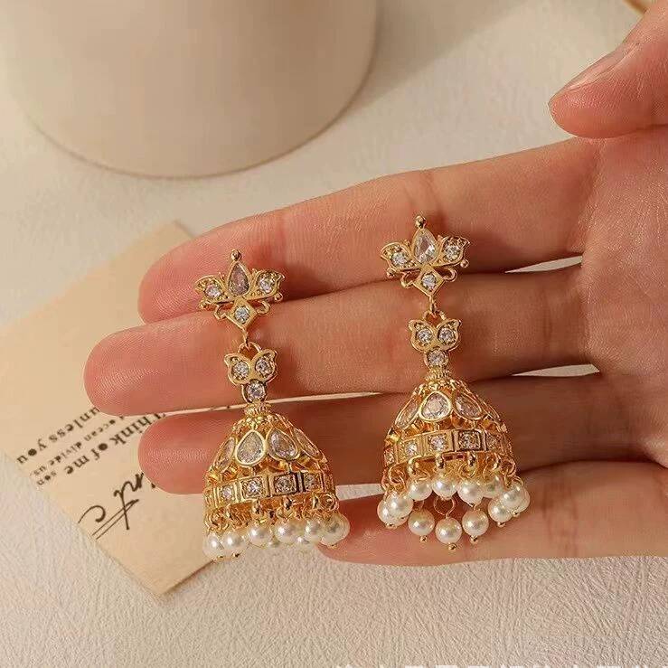 Brincos Indianos Luxuosos e Ch - Women Queen Fashion avaliação e preço
