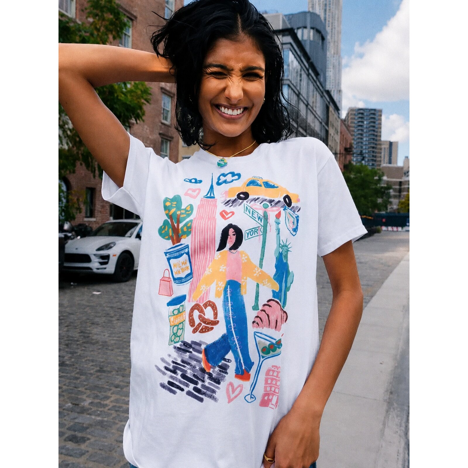 Camiseta Feminina de Algodão c - Women'S Fashion York avaliação e preço